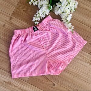 Pink Striped Women's Shorts
